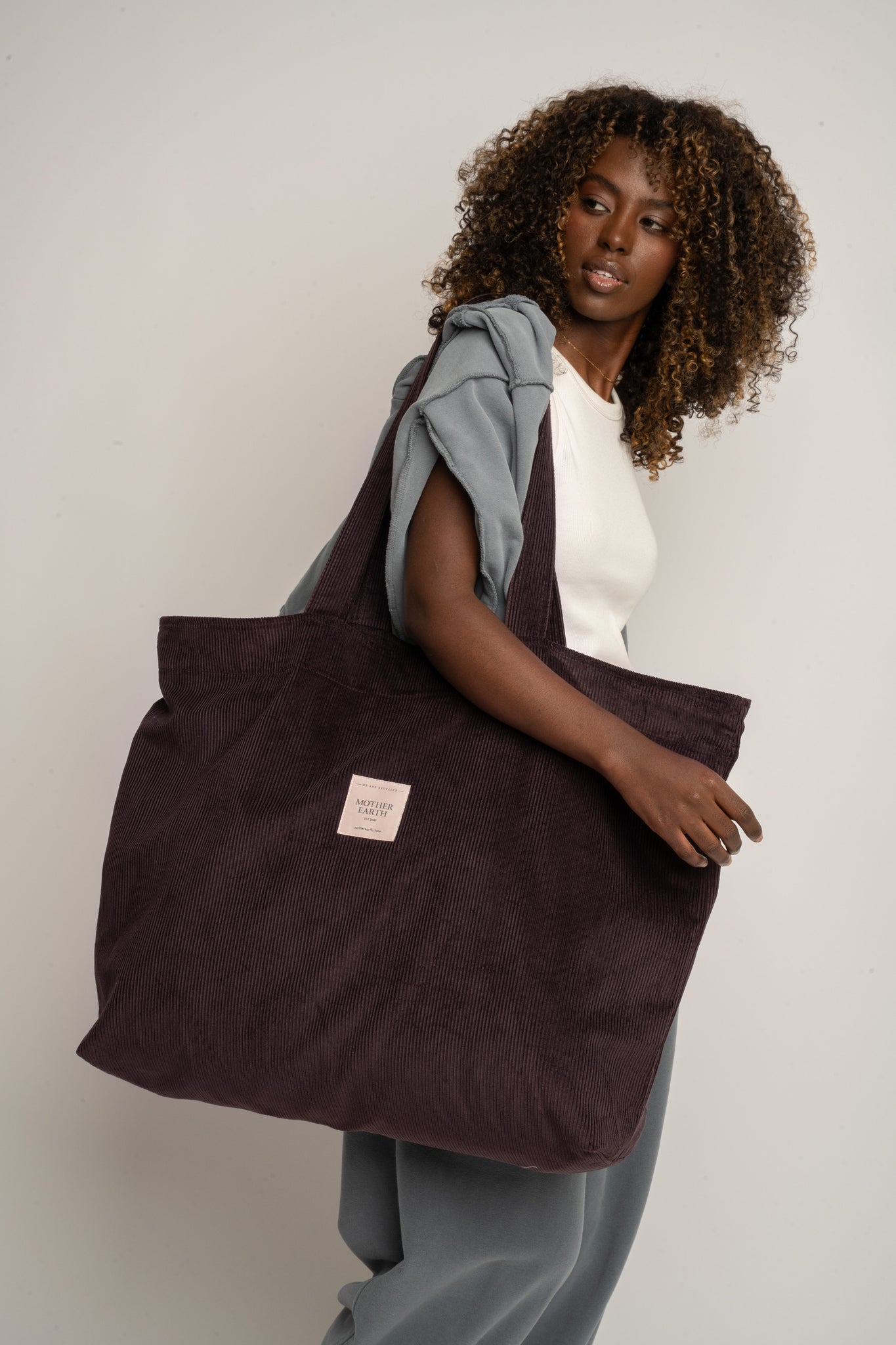 CREAM SHOPPER BAG - ADALAR