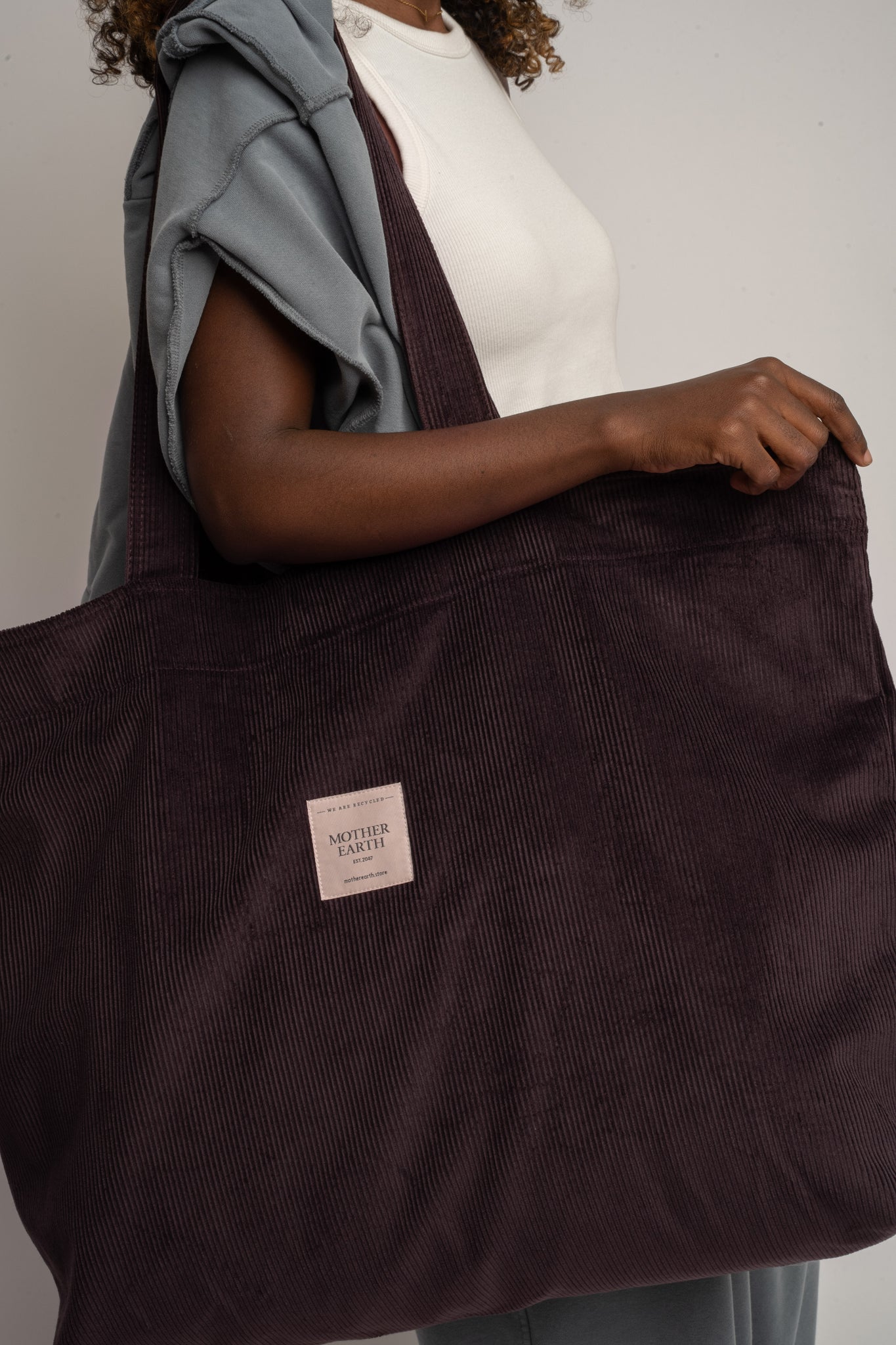 CREAM SHOPPER BAG - ADALAR