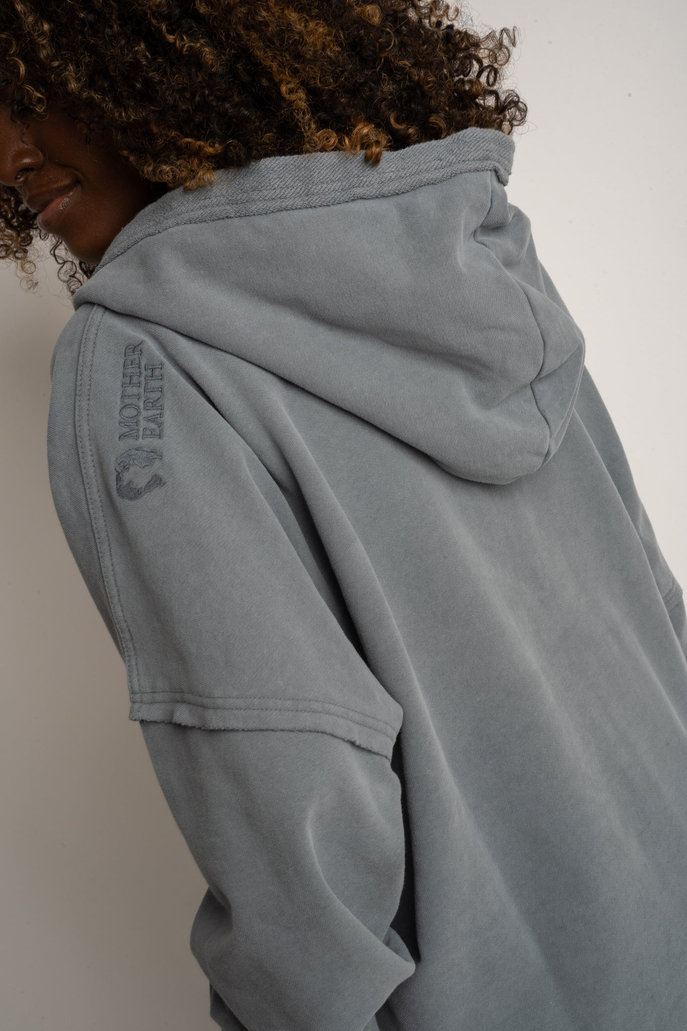 WASHED EFFECT HOODIE ANTHRACITE - LIMFJORD