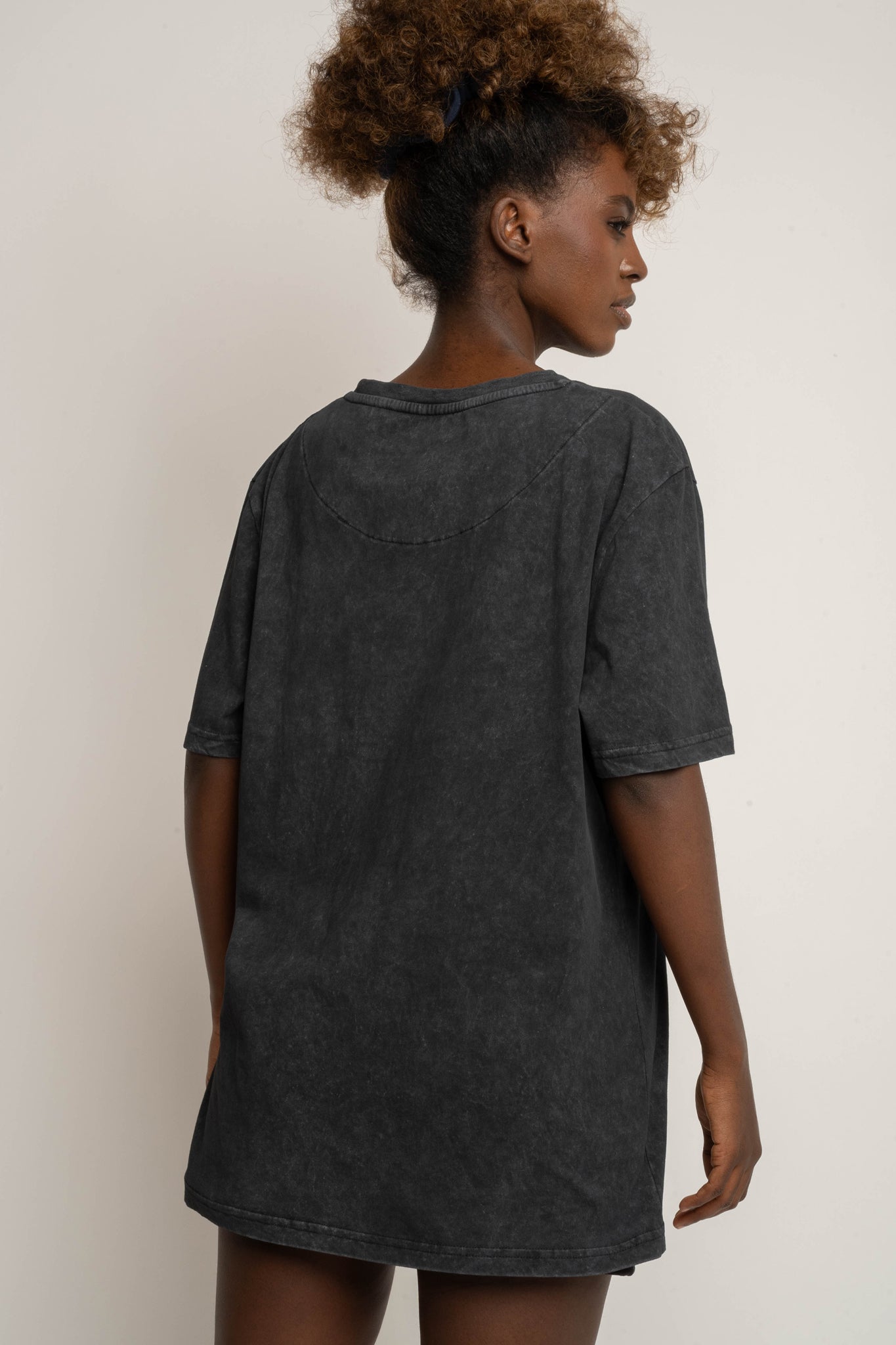WASHED BLACK T-SHIRT - TAHOE