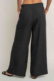 DAMSKIE SPODNIE Z MODALU GRAFITOWE - KYMA