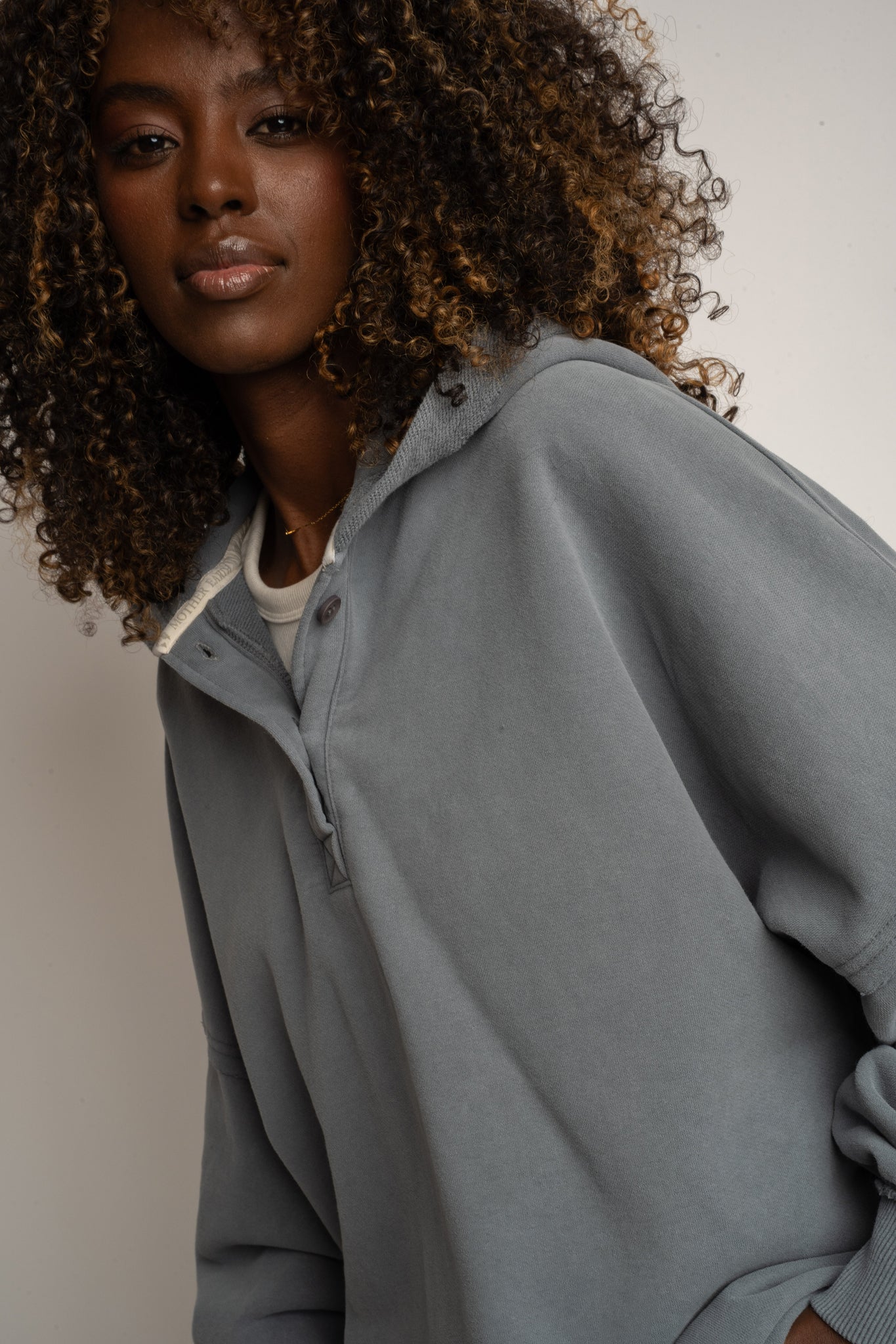 WASHED EFFECT HOODIE ANTHRACITE - LIMFJORD