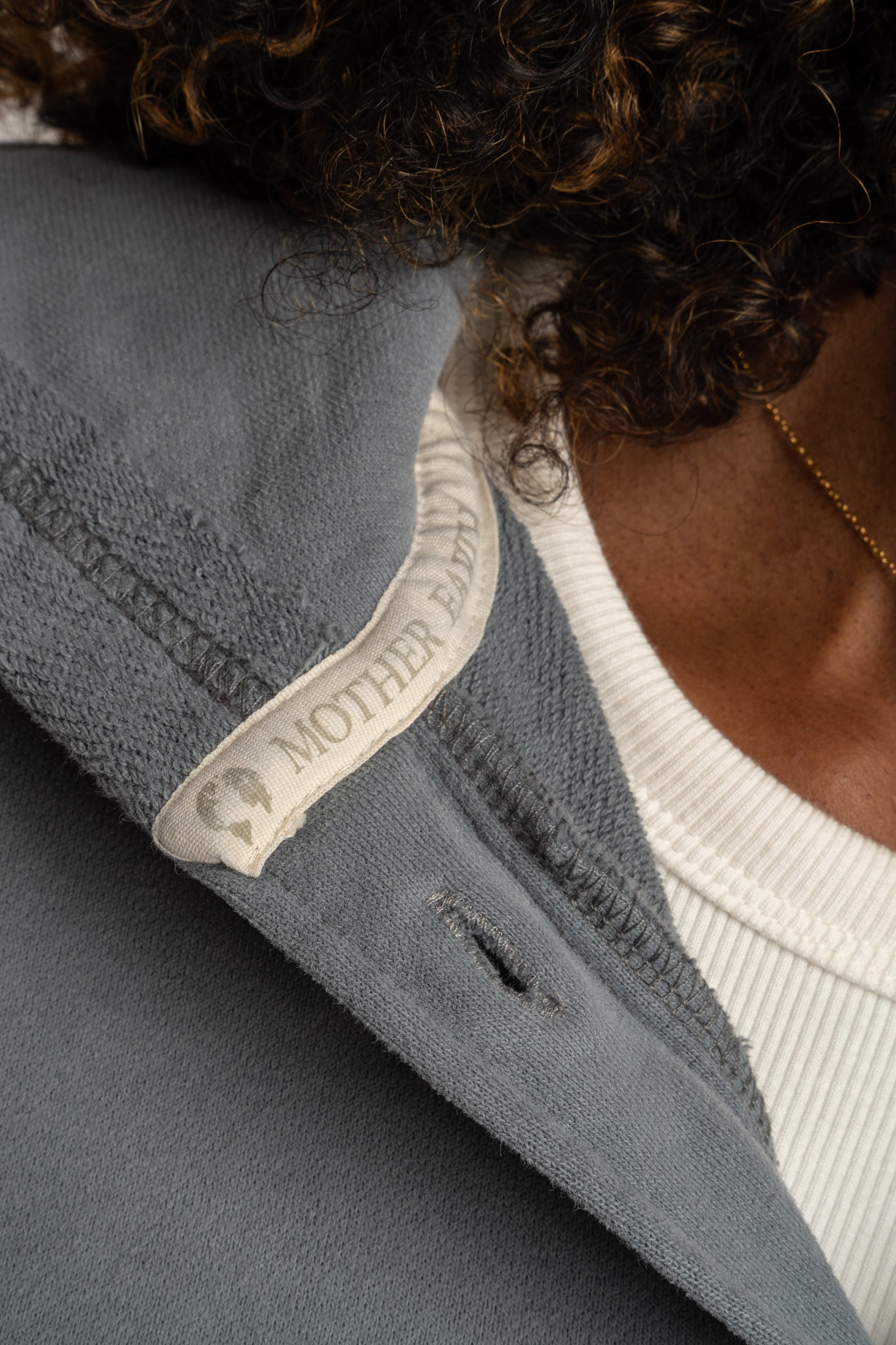 WASHED EFFECT HOODIE ANTHRACITE - LIMFJORD