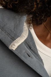 WASHED EFFECT HOODIE ANTHRACITE - LIMFJORD