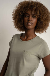 WOMEN'S WHITE T-SHIRT - SALINA
