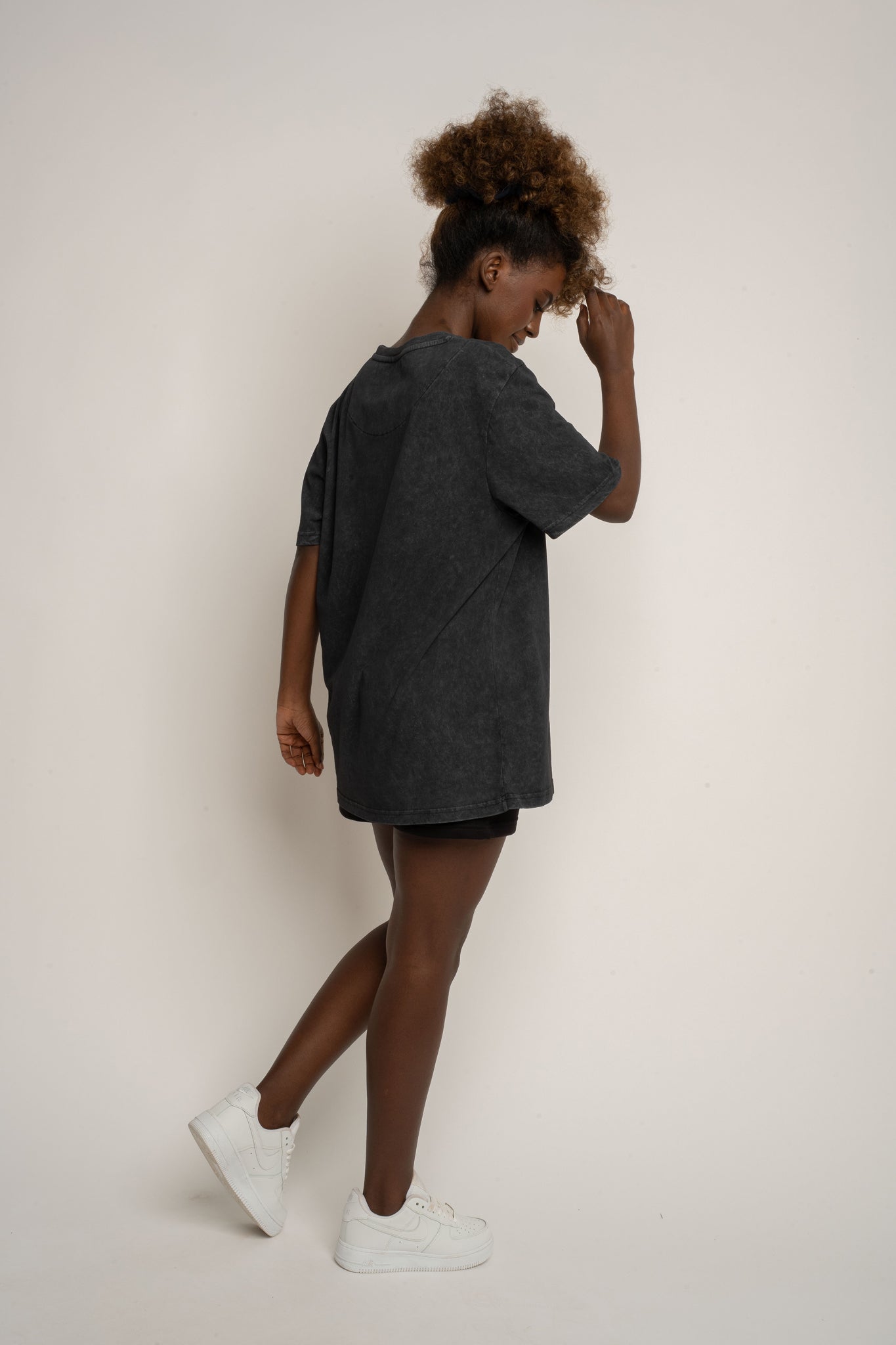 WASHED BLACK T-SHIRT - TAHOE