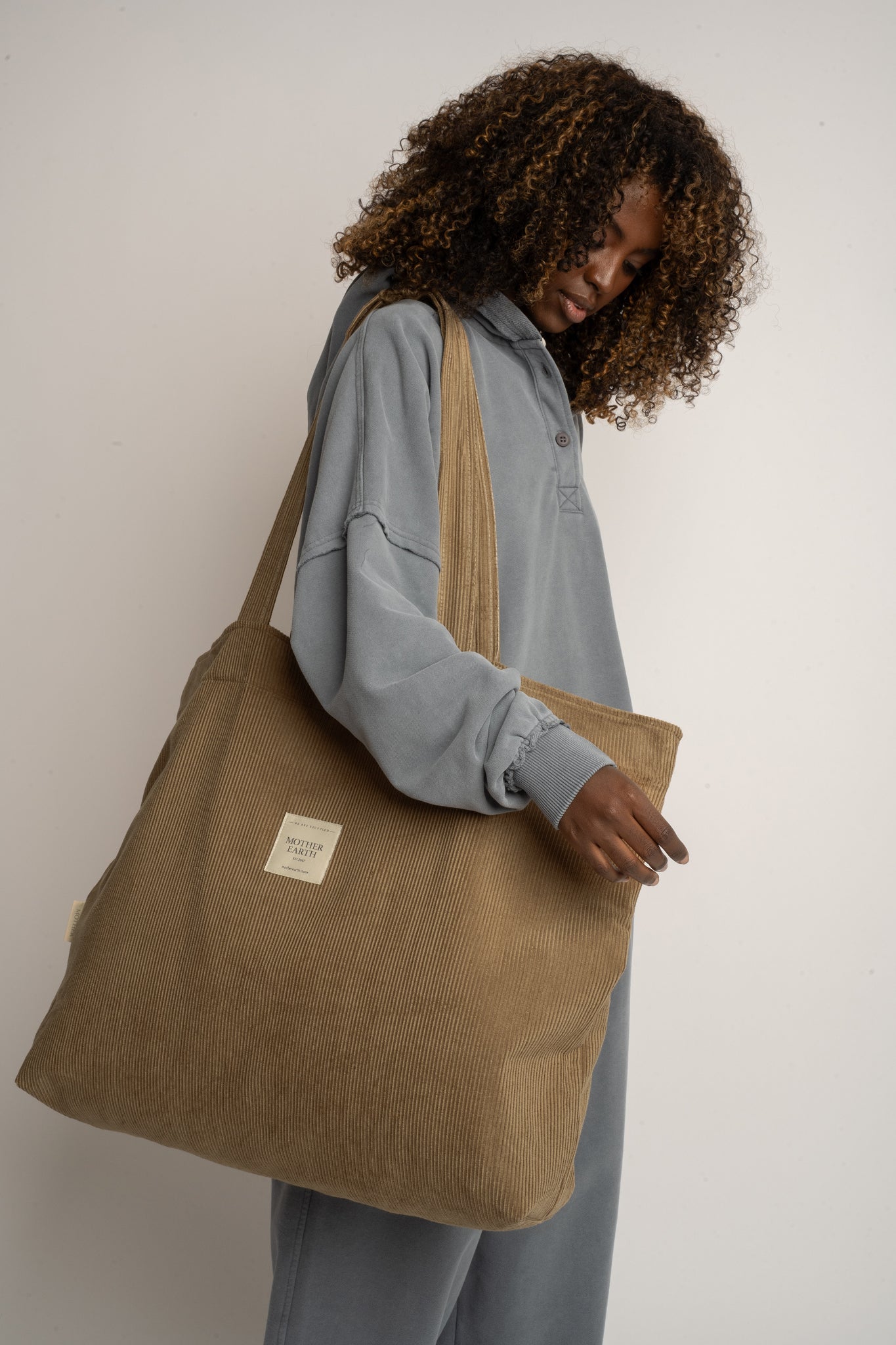 CREAM SHOPPER BAG - ADALAR