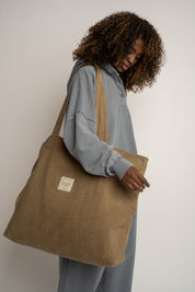 CREAM SHOPPER BAG - ADALAR