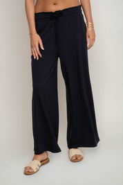 WOMEN'S NAVY MODAL TROUSERS - CALDERA