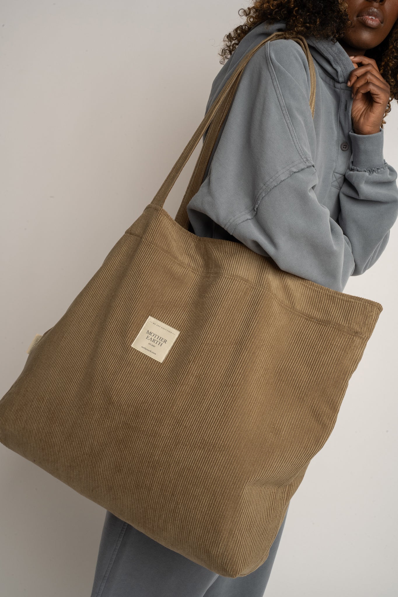 CREAM SHOPPER BAG - ADALAR