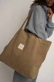CREAM SHOPPER BAG - ADALAR
