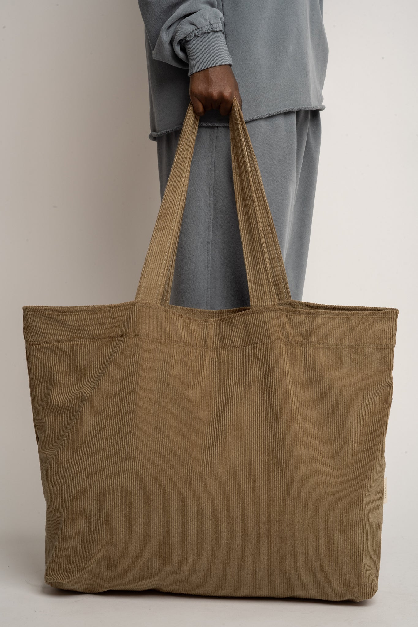 CREAM SHOPPER BAG - ADALAR