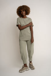 WOMEN'S GREEN T-SHIRT - TULUM