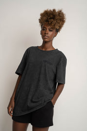 WASHED BLACK T-SHIRT - TAHOE