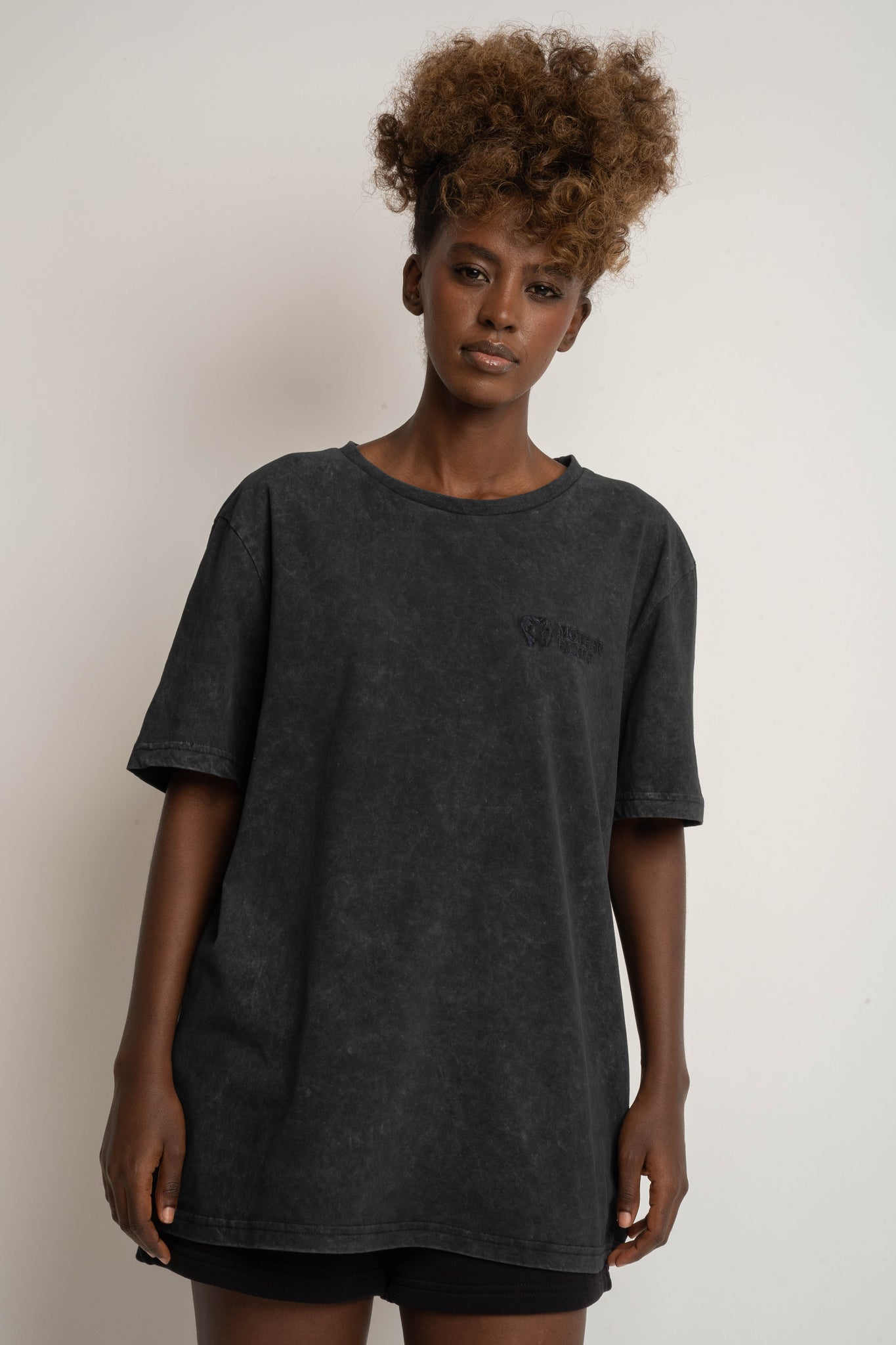 WASHED BLACK T-SHIRT - TAHOE