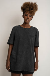 WASHED BLACK T-SHIRT - TAHOE