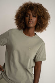 WOMEN'S GREEN T-SHIRT - TULUM