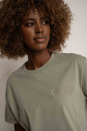 WOMEN'S GREEN T-SHIRT - TULUM