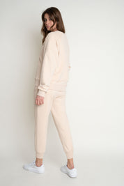 REGULAR FIT LIGHT BEIGE SWEATSHIRT - ARMINA