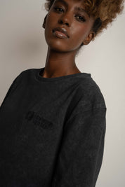 WASHED BLACK T-SHIRT - TAHOE