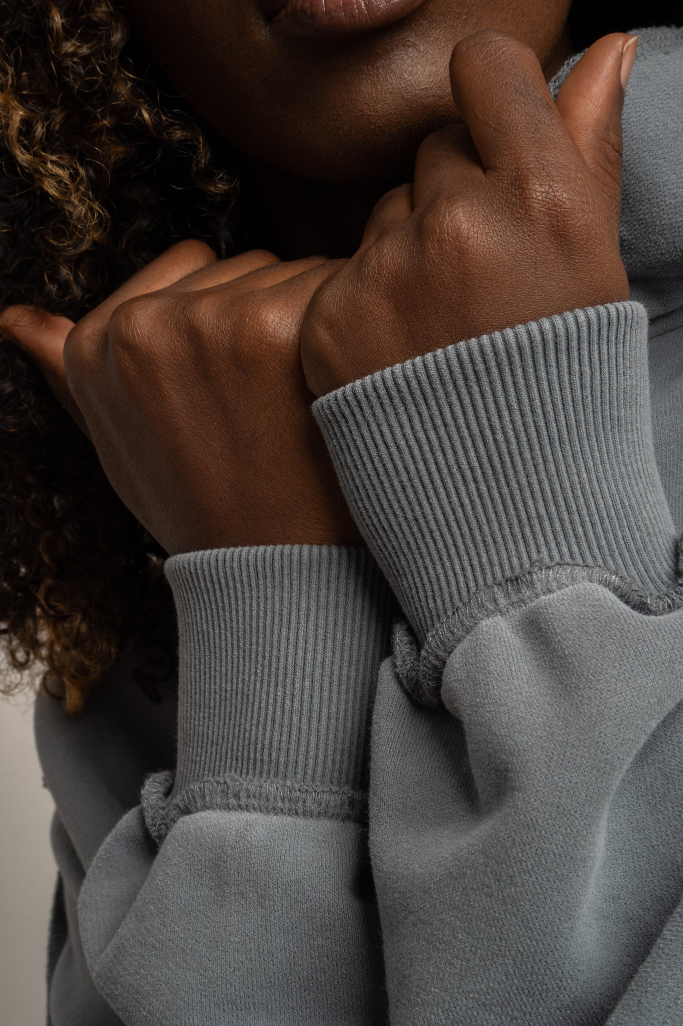 OVERSIZE WASHED SWEATSHIRT IN ANTHRACITE - OSLO