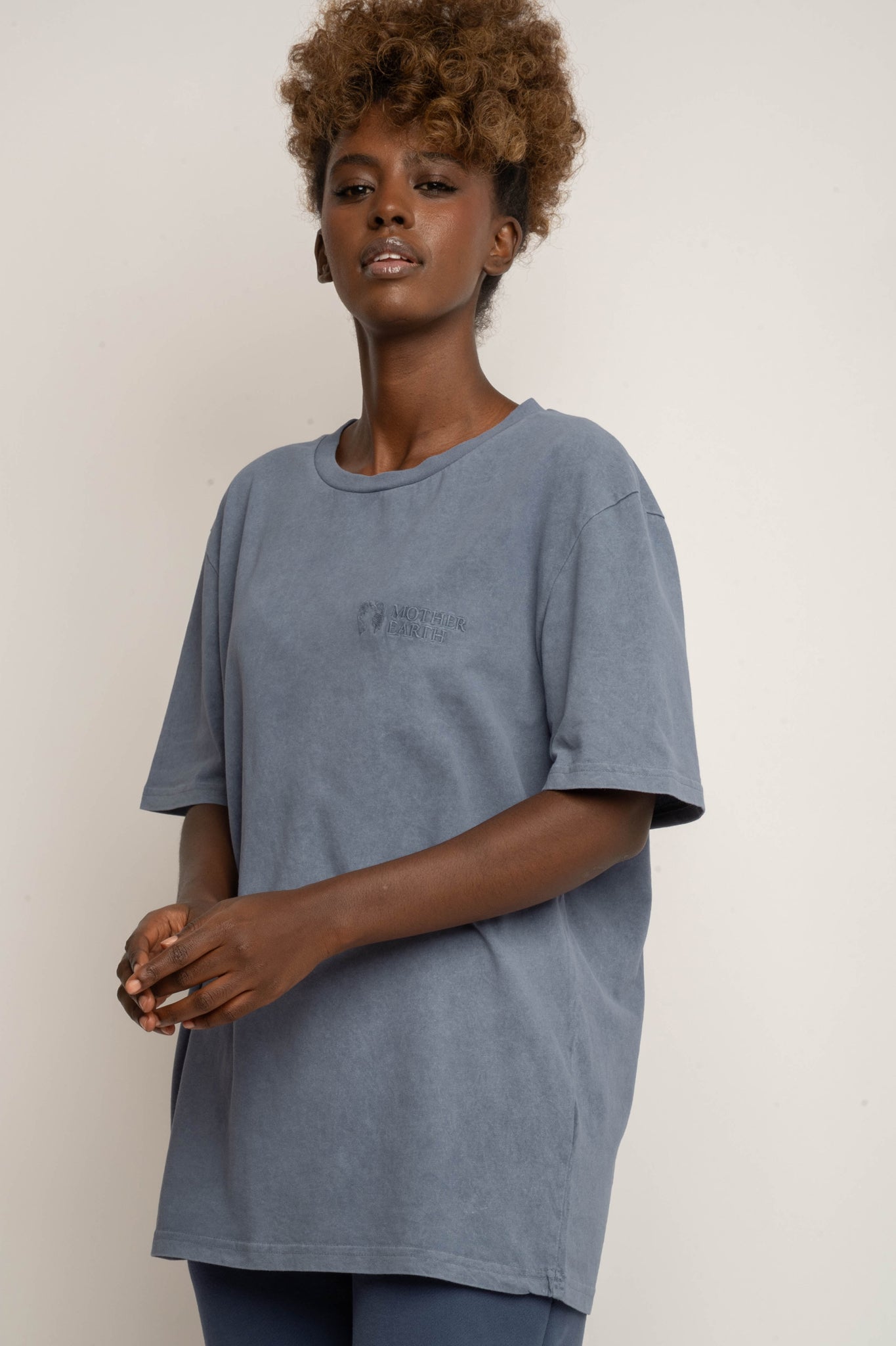 WASHED NAVY T-SHIRT - TAHOE