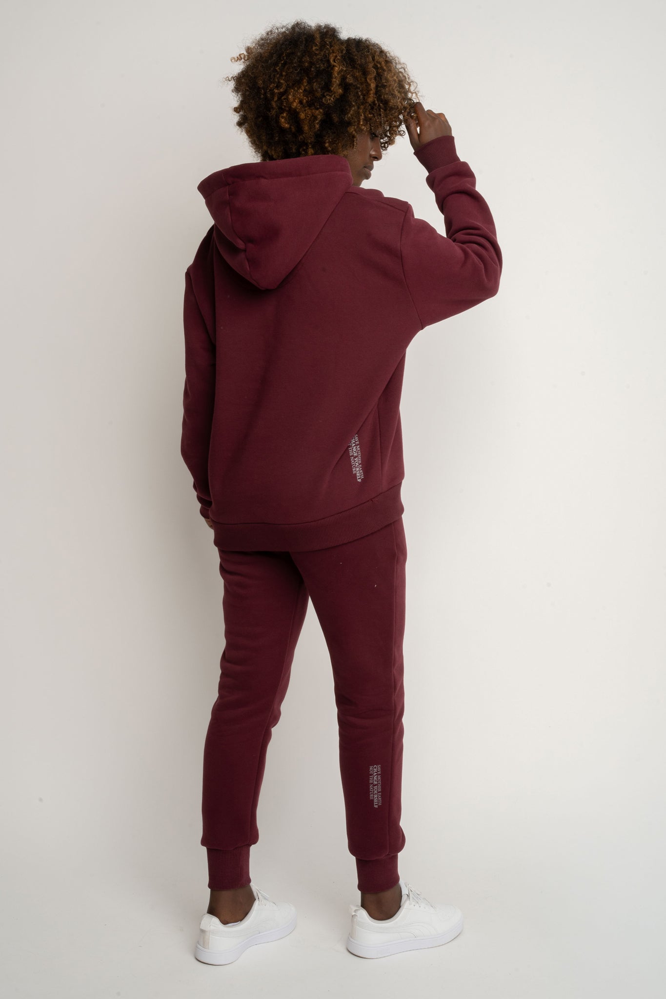 Burgundy Hoodie - MOHELI