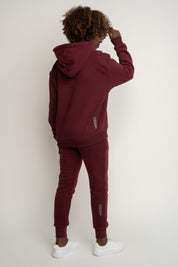 Burgundy Hoodie - MOHELI