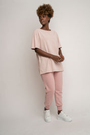 WASHED EFFECT T-SHIRT PINK - TAHOE