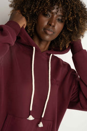 Burgundy Hoodie - MOHELI