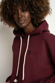 Burgundy Hoodie - MOHELI