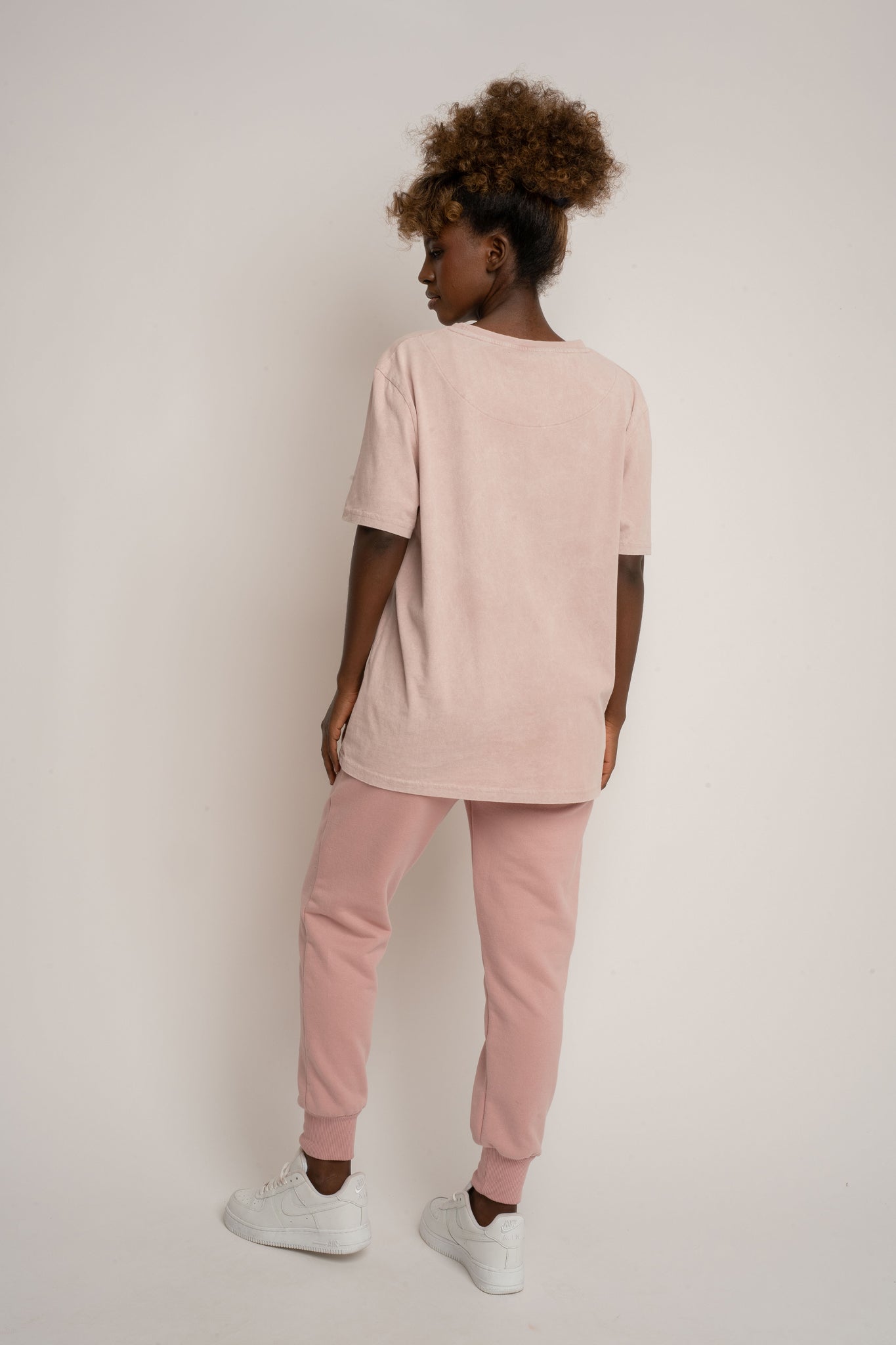 WASHED EFFECT T-SHIRT PINK - TAHOE