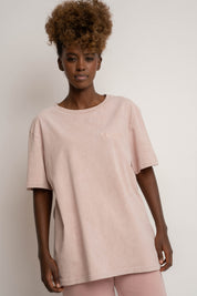 WASHED EFFECT T-SHIRT PINK - TAHOE