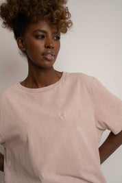 WASHED EFFECT T-SHIRT PINK - TAHOE