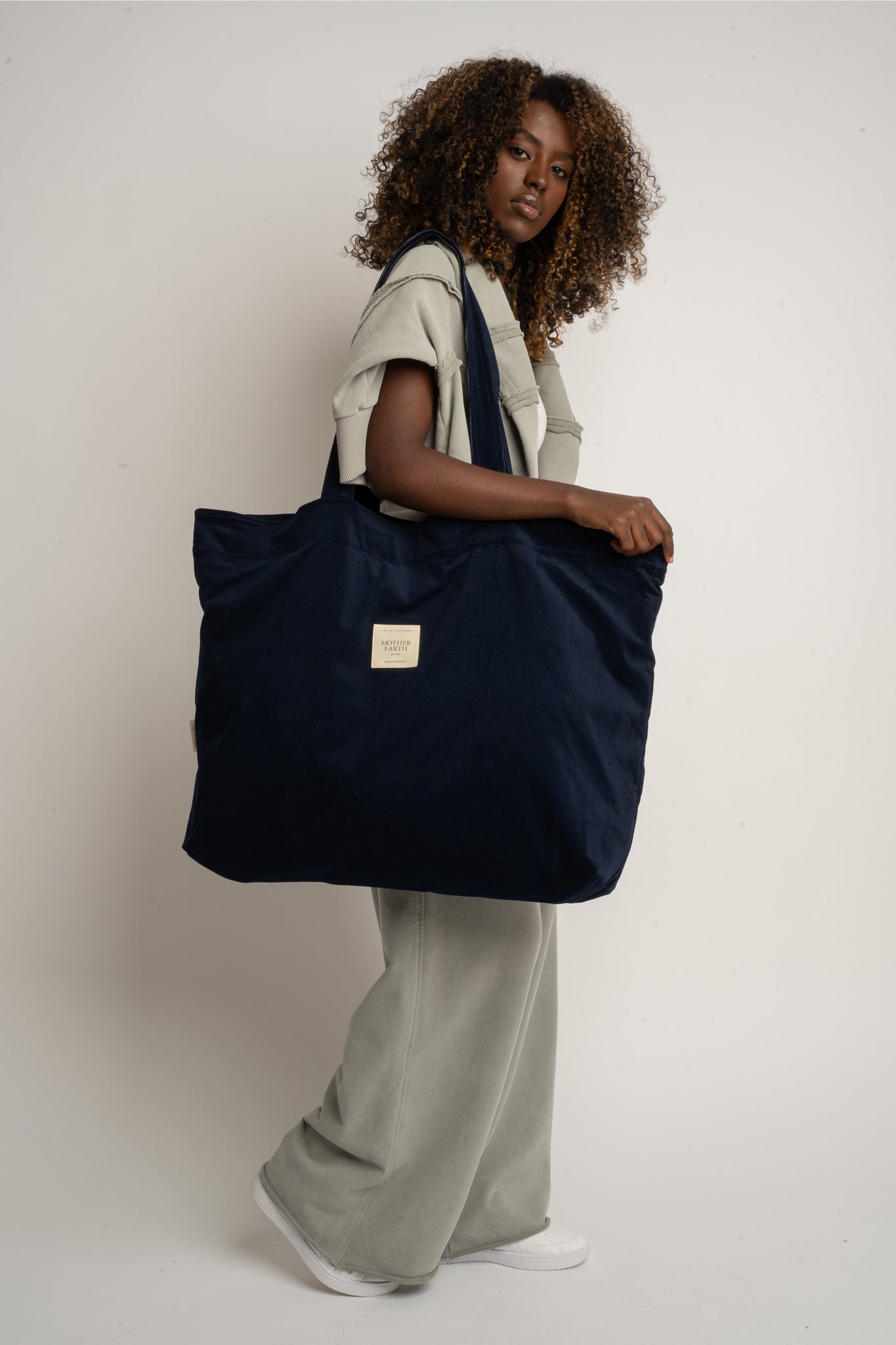 CREAM SHOPPER BAG - ADALAR