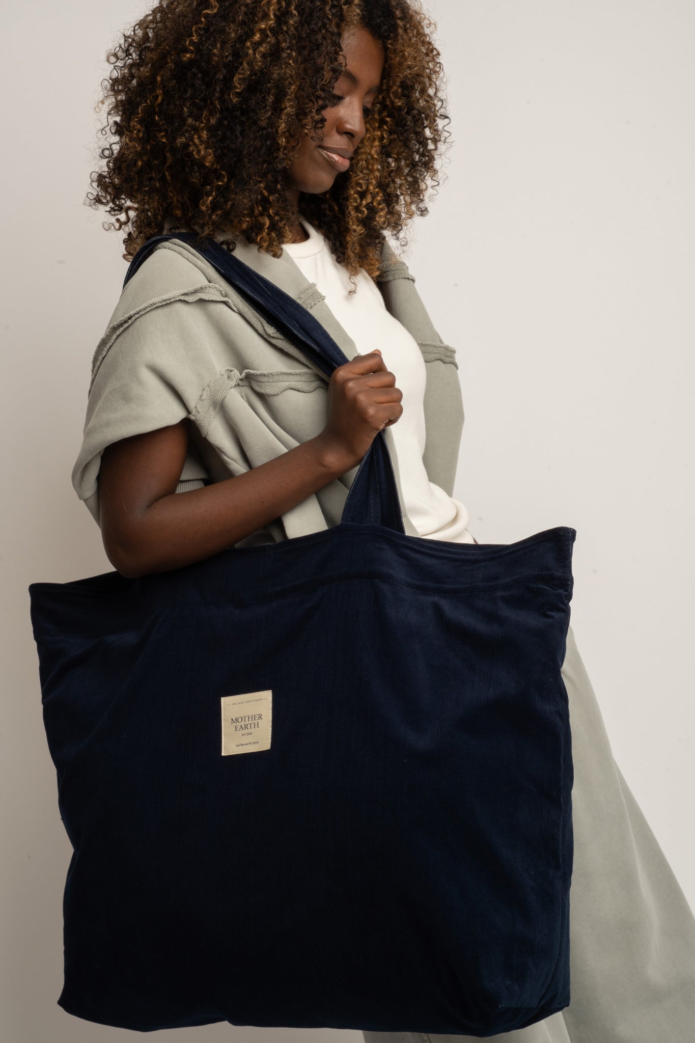 CREAM SHOPPER BAG - ADALAR