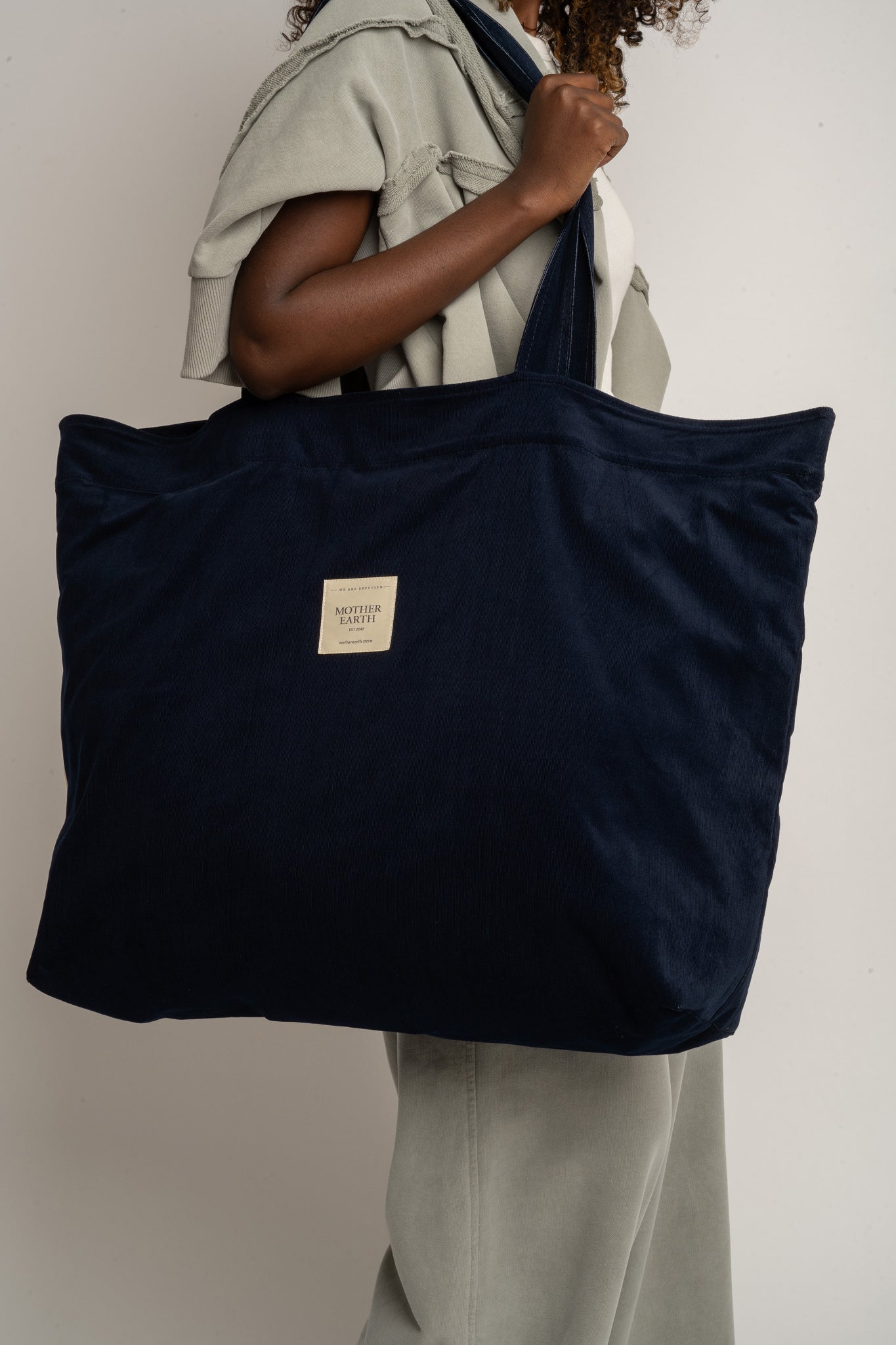 CREAM SHOPPER BAG - ADALAR