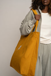 TORBA TYPU SHOPPER BAG MUSZTARDOWA  - ADALAR