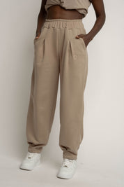 LIGHT BROWN SWEATPANTS - TIBET