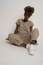 LIGHT BROWN SWEATPANTS - TIBET