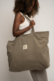 CREAM SHOPPER BAG - ADALAR
