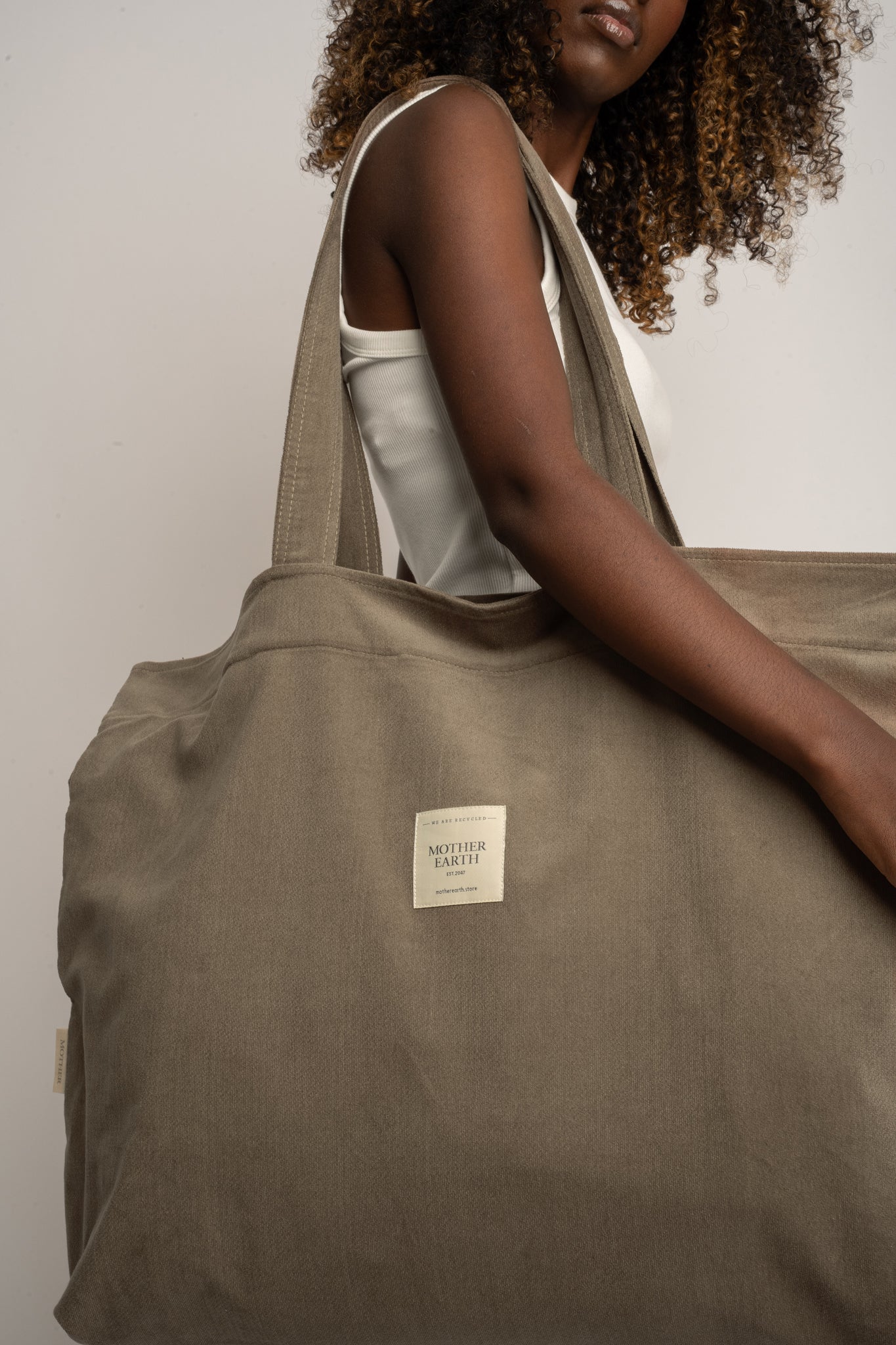 CREAM SHOPPER BAG - ADALAR
