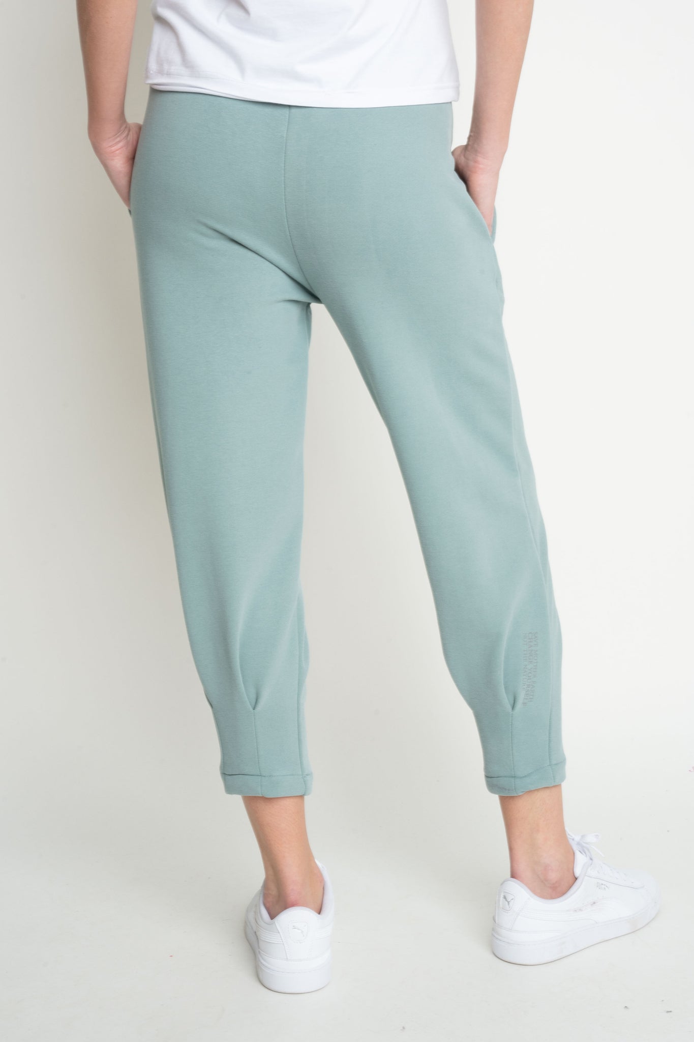 TAPERED TURQUOISE SWEATPANTS - ANACAPA