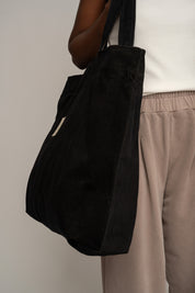 TORBA TYPU SHOPPER  BAG CZARNA - ADALAR