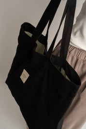 TORBA TYPU SHOPPER  BAG CZARNA - ADALAR