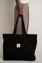 TORBA TYPU SHOPPER  BAG CZARNA - ADALAR