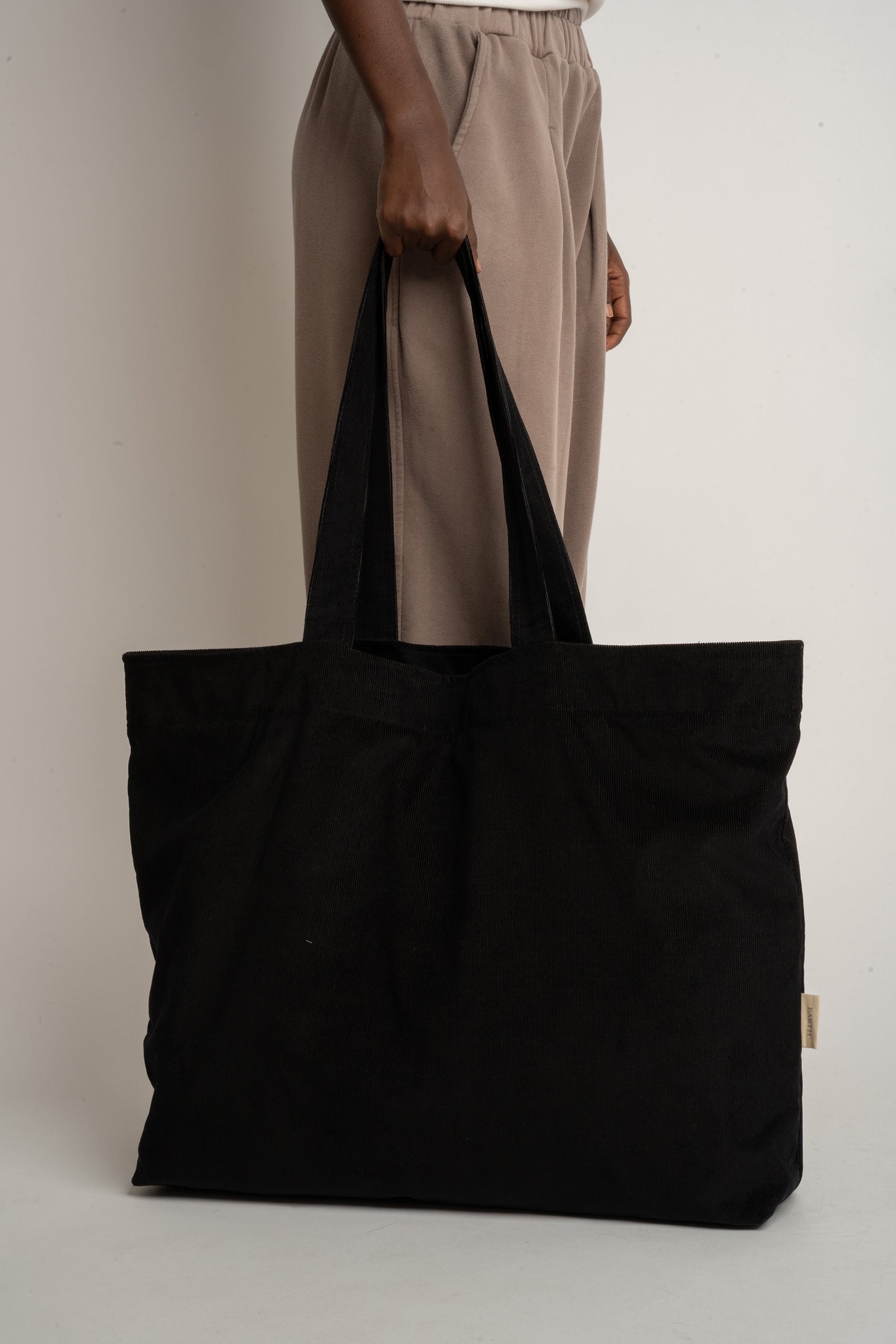 TORBA TYPU SHOPPER  BAG CZARNA - ADALAR