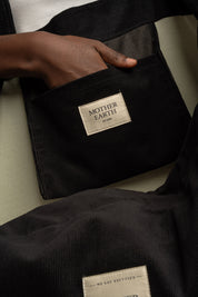 TORBA TYPU SHOPPER  BAG CZARNA - ADALAR