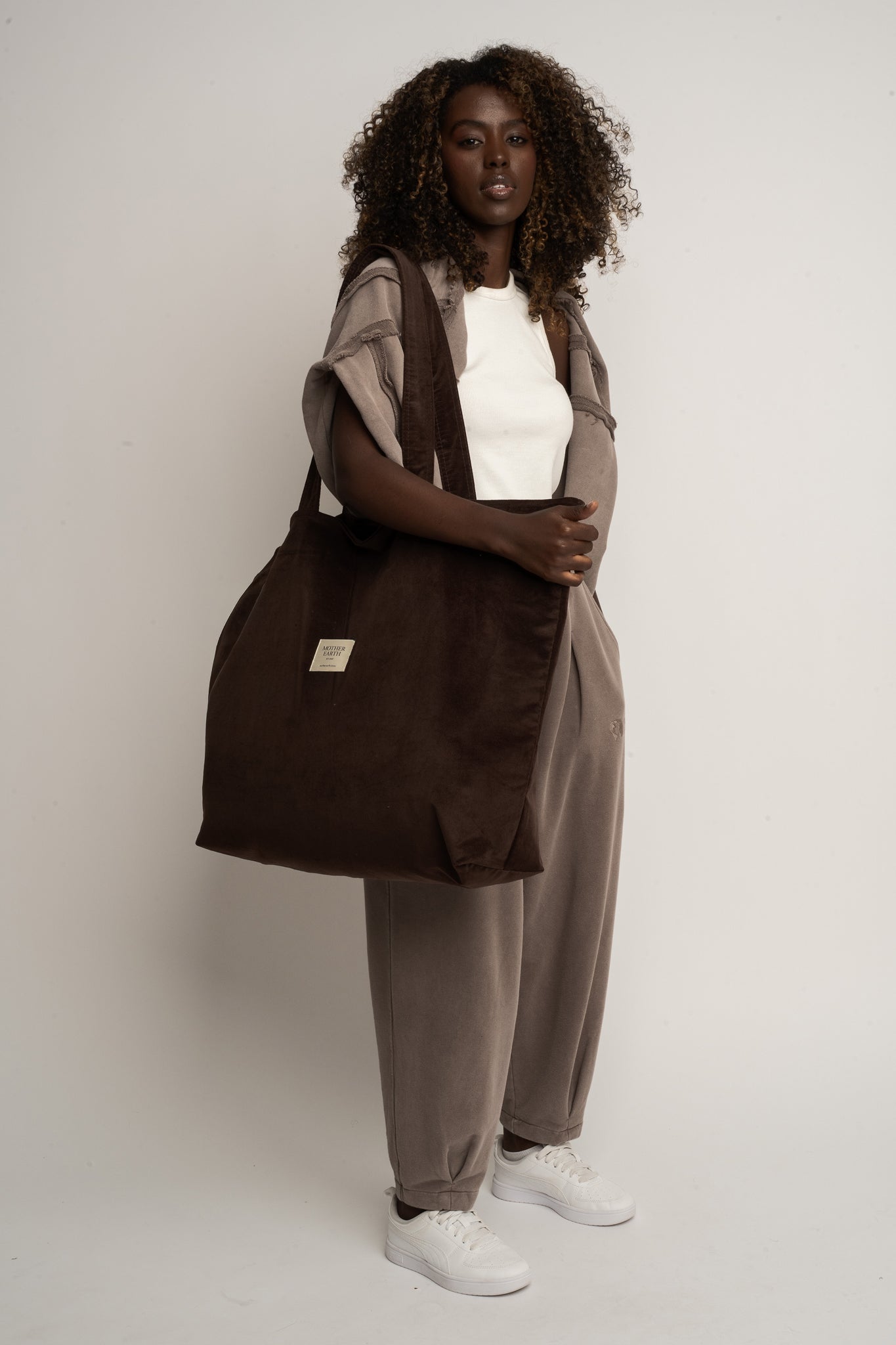 CREAM SHOPPER BAG - ADALAR