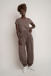 CAPPUCCINO SWEATPANTS - TYBET